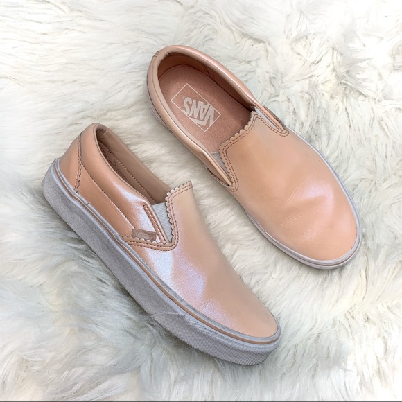 Vans Shoes - Vans blush pink slip on sneakers size 8.5